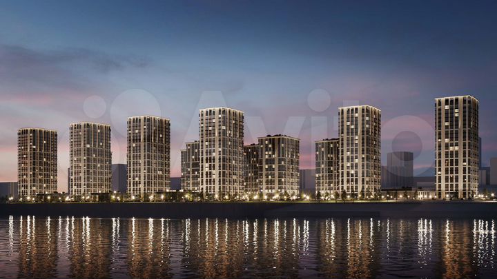 2-к. квартира, 51,2 м², 12/17 эт.