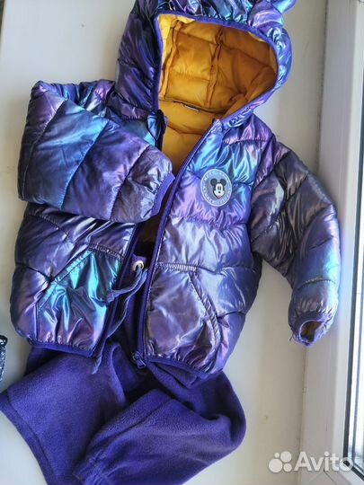 Куртки пакетом для девочки 86-92