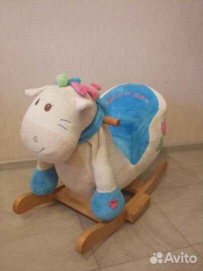 Музыкальная Лошадка качалка