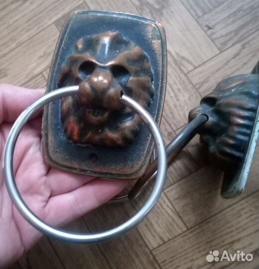 Дверные ручки в виде голов львов(СССР)
