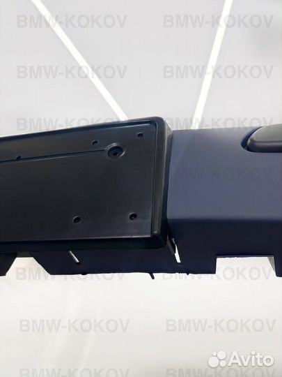 Передний бампер BMW E39 M с подномерником и птф