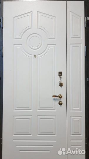 Стальная общая дверь с порошковой отделкой