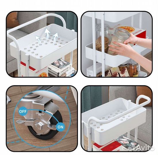 Этажерка /тележка на колесах