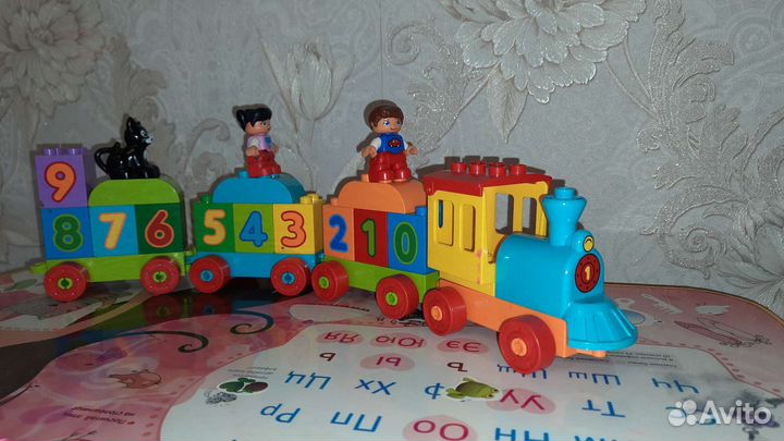 Lego дупло паровозик