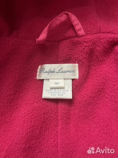 Комбинезон ralph lauren для девочки 9мес