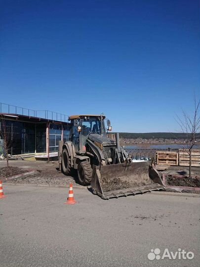 Услуги экскаватора-погрузчика