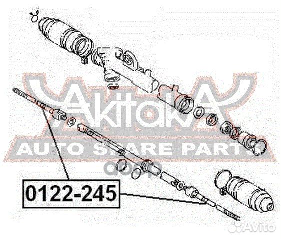 Тяга рулевая перед прав/лев 0122245 asva