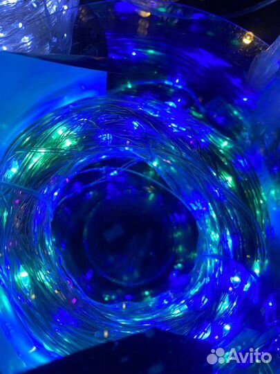 Гирлянда нить роса