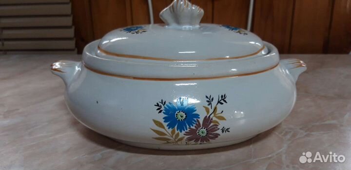 Фарфоровая супница СССР