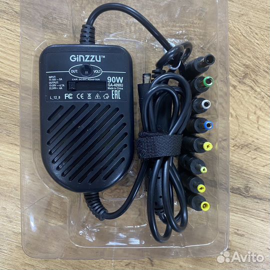 Универсальная зарядка для авто ginzzu GA-4090U