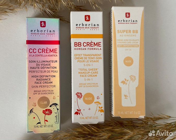 Erborian cc, bb крем новый