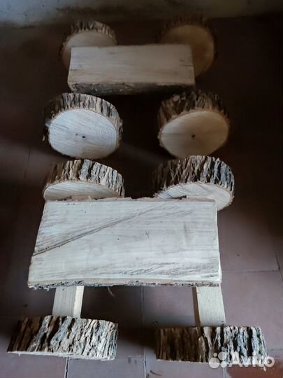 Подставка под цветы дерево для сада и дома