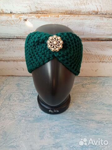 Вязаная повязка на голову