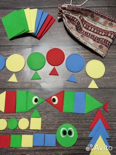 Развивающая игра из фетра