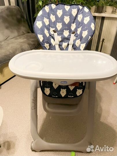 Стульчик для кормления chicco polly magic relax