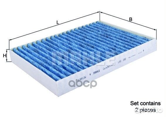 Фильтр салона CareMetix LAO292S Mahle/Knecht