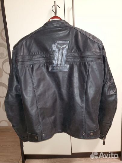 Мотокуртка Skull Lederjacke Harden Harley Devidson