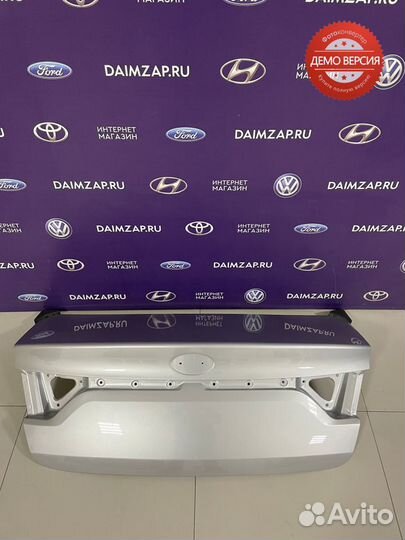 Крышка багажника Kia Rio 4 (2017-2020) серебристый