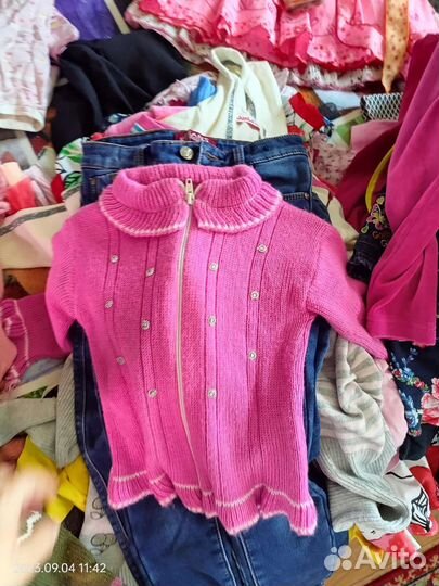 Детские вещи на девочку 110-140 бесплатно