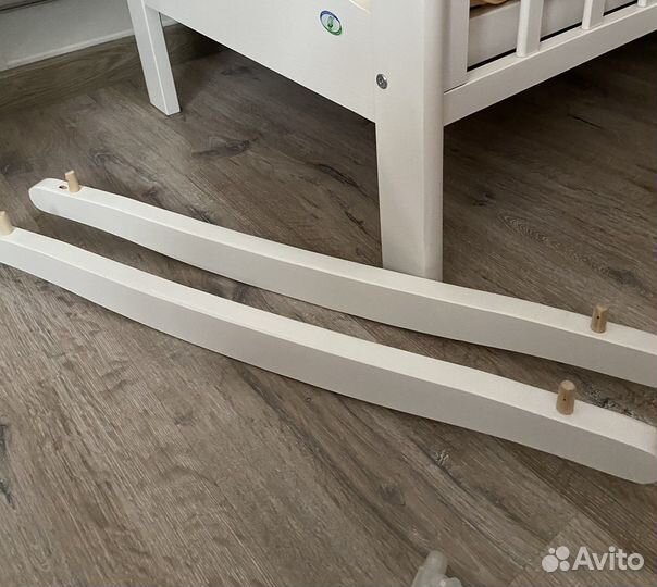 Кроватка детская можга красная звезда с маятником