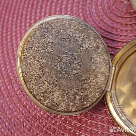 Пудренница латунь Индия СССР
