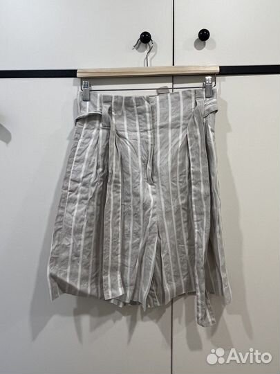 Льняные шорты Massimo dutti