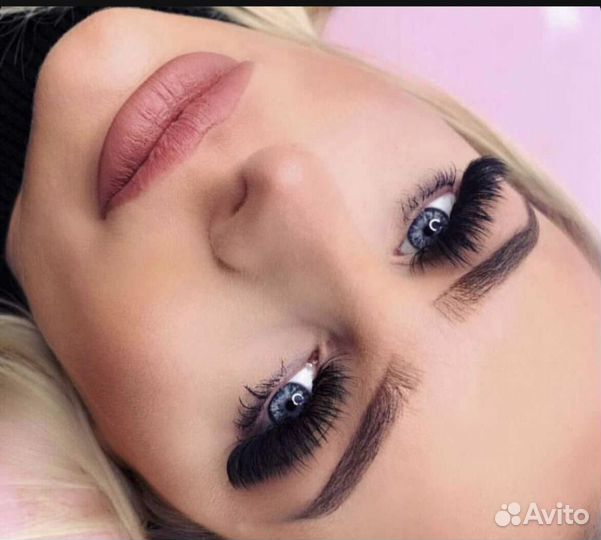 Наращивание ресниц на дому, Окрашивание бровей