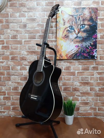 Гитара со звукоснимателем, Тюнер + 4-х Эквалайзер