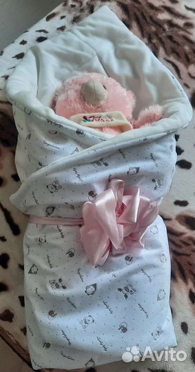 Новое Одеяло-конверт на выписку малыша