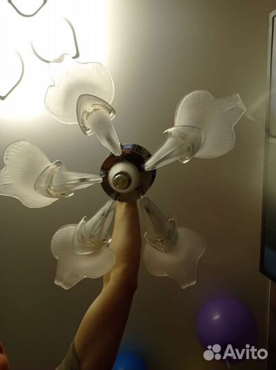 Люстра потолочная бу