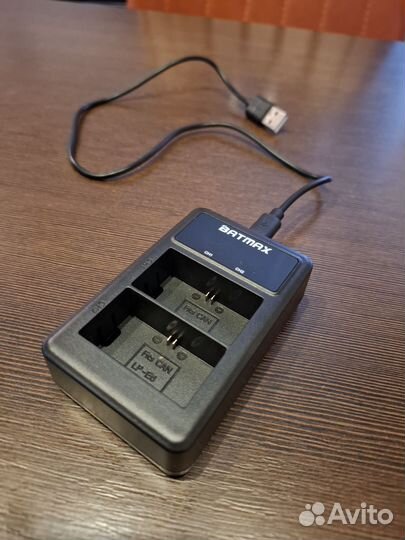 Аккумуляторы LP-E6 для камер Canon с зарядкой