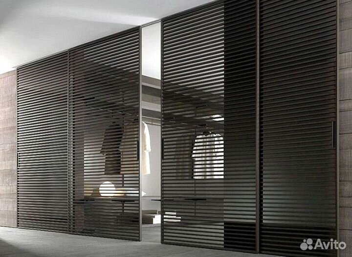 Реечные перегородки / Перегородки из реек