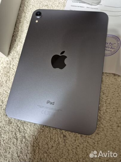 iPad mini 6-го поколения 64gb фиолетовый wifi