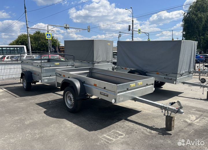 Прицеп Мзса компакт с тентом 2,1х1,1х0,6м