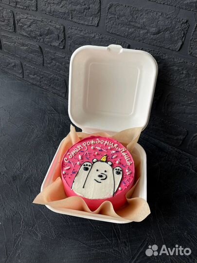 Мини(бенто) тортики с декором