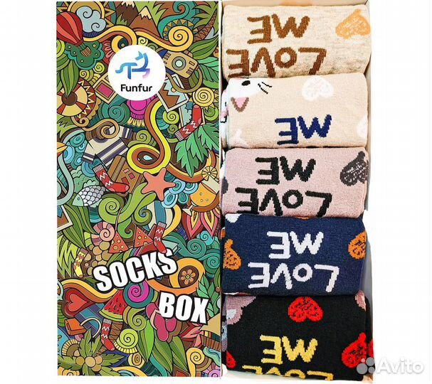 Носки Funfur Friend в наборе 5 пар