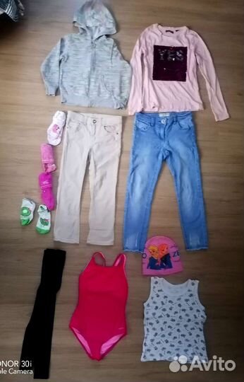 Пакет вещей на девочку110/116
