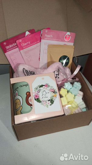 Бокс на день рождения с кружкой