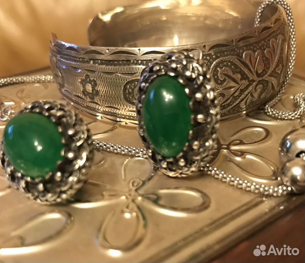 Серебряные серьги