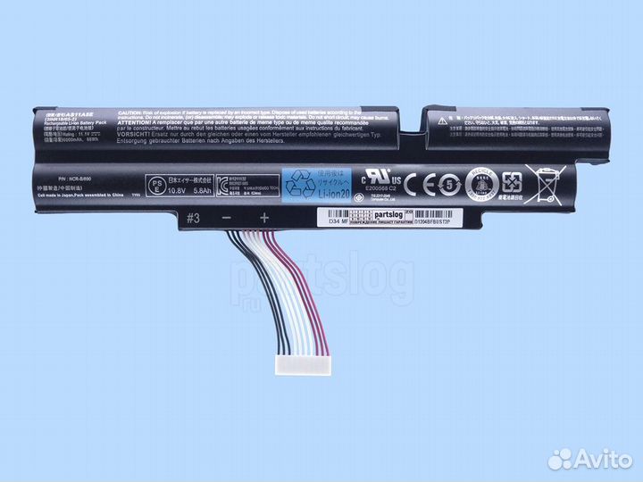 Аккумулятор для Acer AS11A5E 11.1V 6000mAh 66Wh