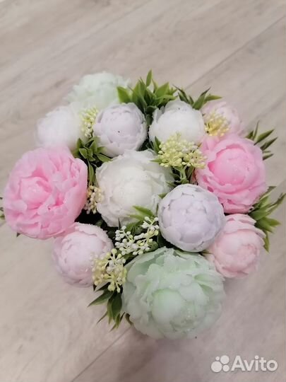Мыльные розы букет
