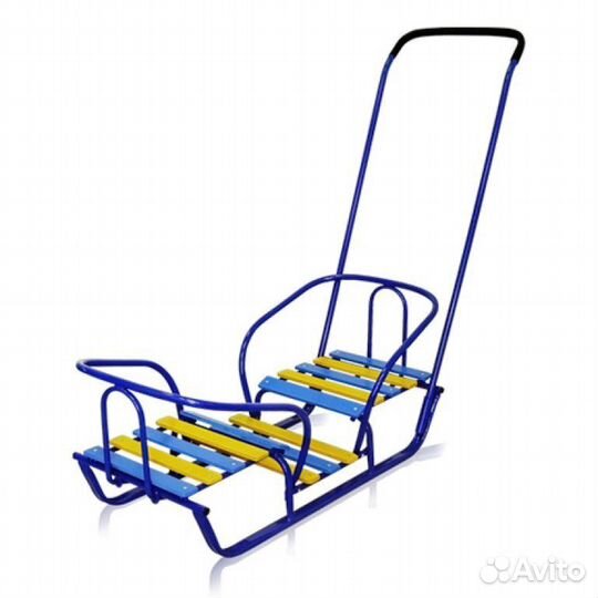 Санки двухместные
