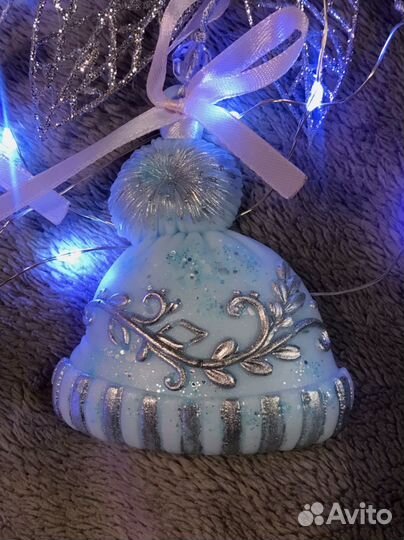 Новогодние игрушки из эпоксидной смолы