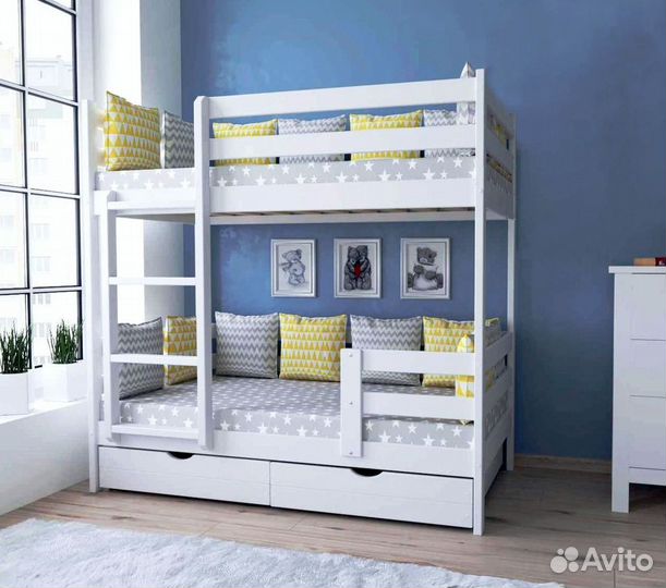 Детская двухярусная кровать
