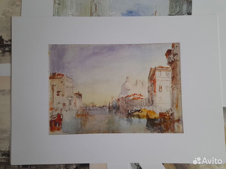 Постеры.Венеция У.Тёрнера.Акварели