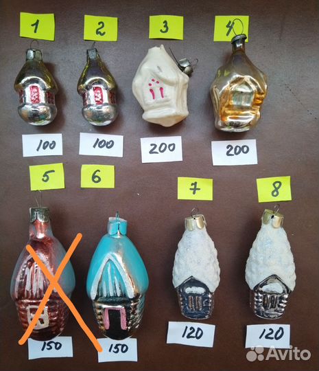 Ёлочные игрушки СССР