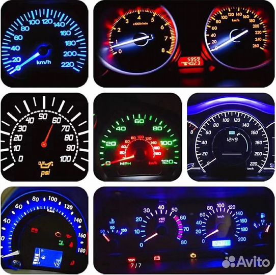 Лампочки для пересвета салона T5 W3W 10шт