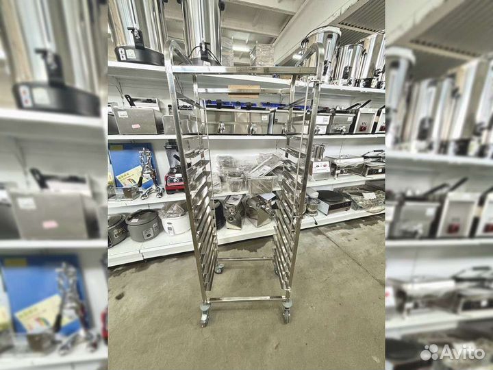 Тележка-шпилька для подносов, 15 ур., 520*420*1800