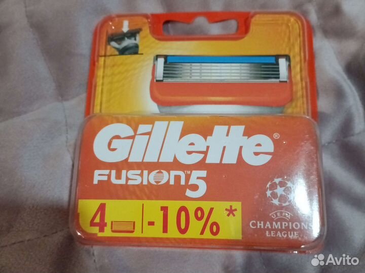 Ys3. Gillette fusion 5 4шт