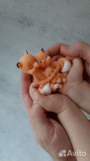 Набор Мыла с Семьёй Лисят